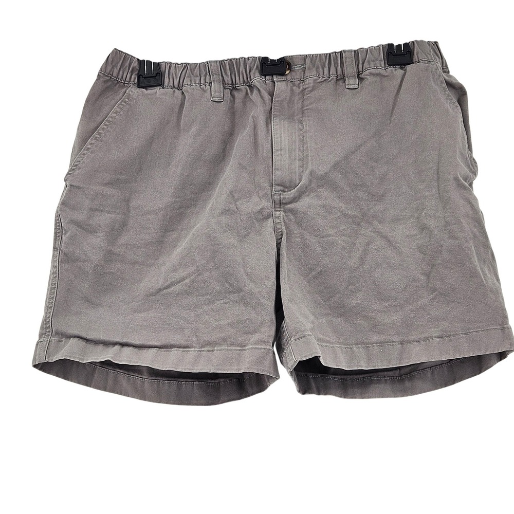 Chubbies Originals Shorts Mens Med Gray Cotton Blend Stretch Waist 5.5 Inseam